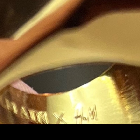 Balmain x H&M large gold/green ring - Picture 4 of 5